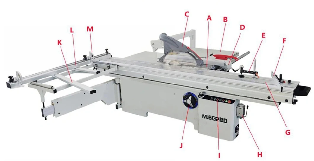 CNC Cutting Machine Wood Machinery Electric Motor Panel Cutting Carpenter Horizontal Portable Sawmill Tools Table Saw